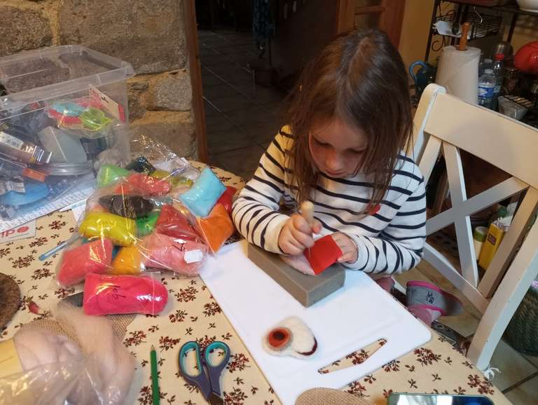 Atelier de feutrage de laine, DiY