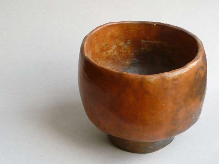 Atelier terre : belle forme de bol rustique 
